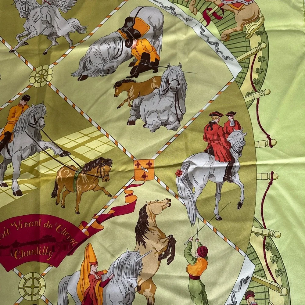 Hermes Silk Square Scarf 